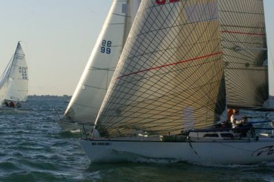 Das Boot #62 & Evolution #99 Start of N. Channel Race