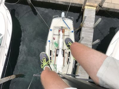 From the mast