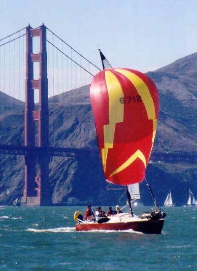 Simba and Golden Gate Bridge