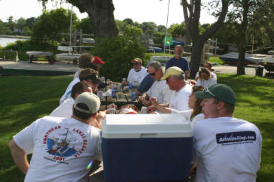 Beer & chips at CSYC