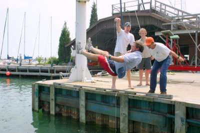 Harld takes a dive