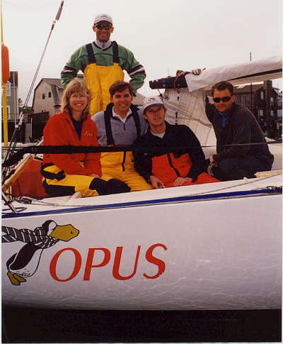 The Opus Crew before the race