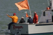 P.R.O. Fred Paxton and crew on Ranger